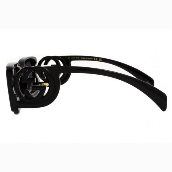 NEW GUCCI GG1325S 001 WOMEN'S SUNGLASSES BLACK GUCCI - Picture 5 of 7